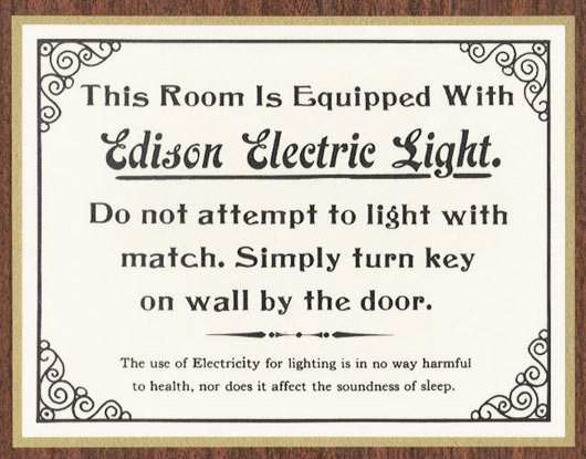 Edison Electric Light
