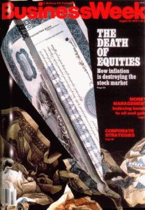 business week cover death of equities